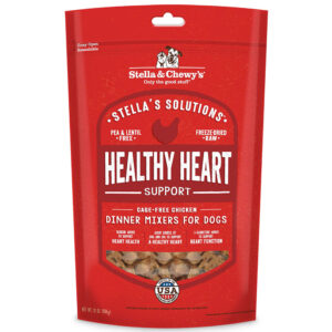 Stella and Chewys Dog Solutions Healthy Heart Support Freeze-Dried Chicken 13Oz