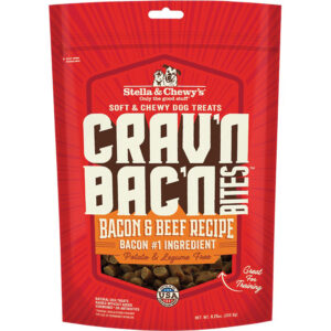 Stella & Chewys Dog Crav'N Bacon Bites Beef 8.25Oz