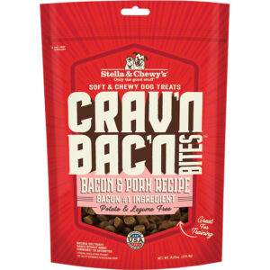Stella & Chewys Dog Crav'N Bacon Bites Pork 8.25Oz