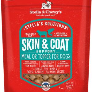 Stella & Chewys Dog Solutions Skin & Coat Support Lamb & Salmon 4.25Oz