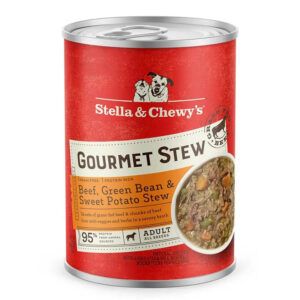 Stella & Chewys Dog Gourmet Stew Beef, Green Bean & Sweet Potato 12.5Oz