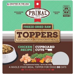 Primal Dog/Cat Fd Raw Topper Cupboard Cuts Chicken 18Oz