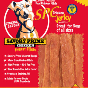 Savory Prime Natural Chicken Jerky Dog Treat 8 oz