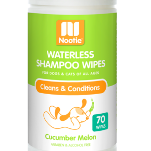 Nootie Waterless Grooming Wipes Cucumber Melon 70 Count