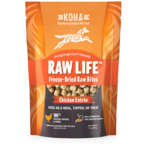 Koha Dog Grain Free Raw Freeze Dried Bites Chicken 14Oz