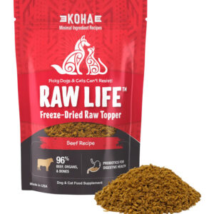 Koha Dog Cat Grain Free Raw Freeze Dried Topper Beef 8Oz