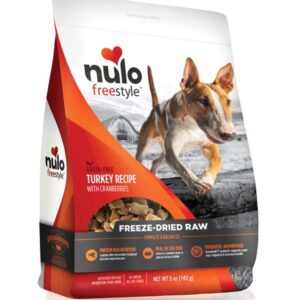 Nulo Freeze Dried Raw Grain Free Turkey Dog Food 5 oz