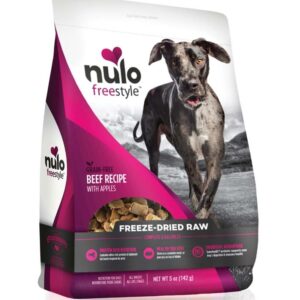 Nulo Freeze Dried Raw Grain Free Beef Dog Food 5 oz