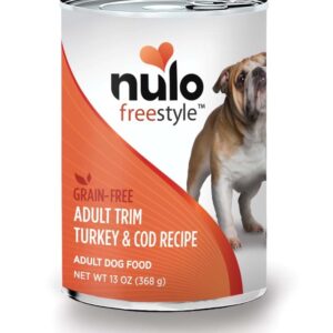 Nulo Trim Grain Free Turkey Cod Dog Food 13 oz 12 Pack