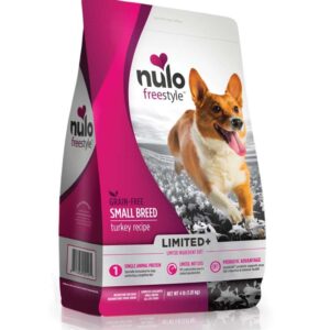Nulo FreeStyle Limited+ Grain Free Small Breed Turkey Dry Dog Food 4 lb