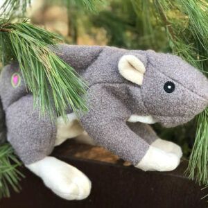 Huggle Hounds Dog  Feller Squirrel Gray