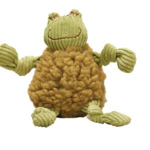 Hugglehounds Dog Fleece Flufferknot Fiona Frog Large