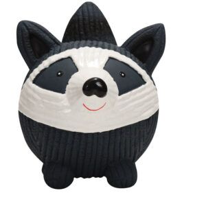 Hugglehounds Dog Reggie Raccoon Ruff-Tex Ball Large