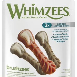 Whimzees Dog Brushzee Daily Pack Medium