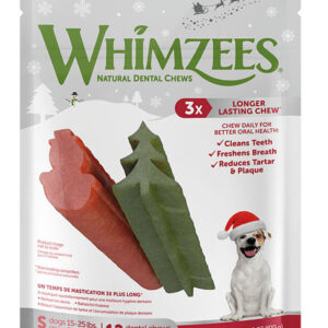 Whimzees Dog Holiday Small 6.3oz. 6ct.