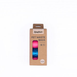 ZippyPaws Pick Up Bags Pink/Blue Roll 1ea/120 ct