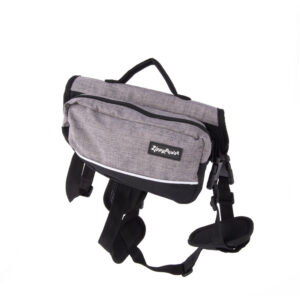 ZippyPaws Backpack For Dog Graphite 1ea/Sm