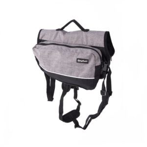 ZippyPaws Backpack For Dog Graphite 1ea/Lg