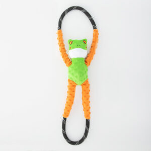 ZippyPaws RopeTugz Dog Toy Tree Frog 1ea/LG
