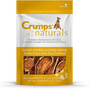 Crumps Naturals Sweet Potato With Liver Chews 5.6 oz(160g)