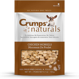 Crumps Naturals Dog Chicken Morsels 4.7 oz (135g)