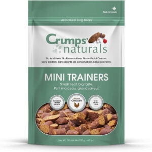Crumps Natural Dog Mini Train Semi-Moist Chicken 8.8 oz (250g)
