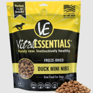 Vital Essentials Dog Freeze-Dried Mini Nibs Duck 1Lb