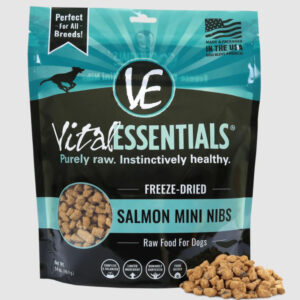 Vital Essentials Dog Freeze-Dried Mini Nibs Salmon 14Oz