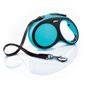 Flexi Comfort Retractable Tape Dog Leash Blue 16 ft Large