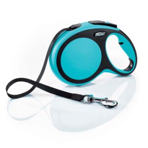 Flexi Comfort Retractable Tape Dog Leash Blue 26 ft Large