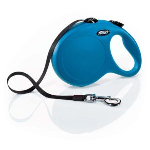 Flexi Classic Retractable Tape Dog Leash Blue 26 ft Large