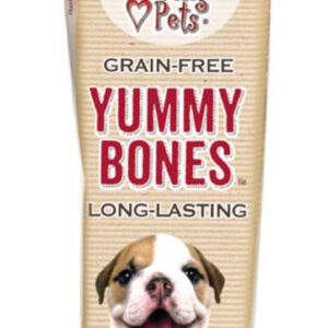 Loving Pets Yummy Bone Bacon Flavor Filled Dog Treat Wrapped 2.8 oz