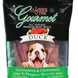 Loving Pets Gourmet Duck Filet Strips Dog Treats 12 oz