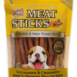 Loving Pets Meat Sticks Sweet Potato and Chicken Recipe Dog Treat 8 oz