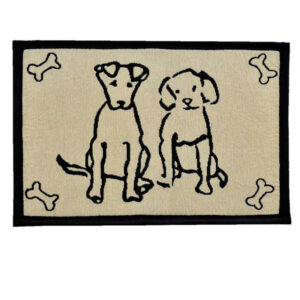 Loving Pets Fashion Mat Pals Tan, Black 1Ea