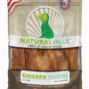Loving Pets Natural Value Chicken Tender Recipe Dog Treat 14 oz