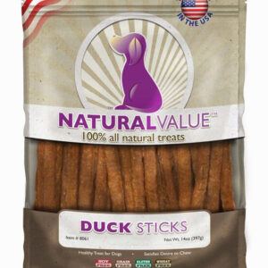 Loving Pets Natural Value Duck Stick Recipe Dog Treat 14 oz