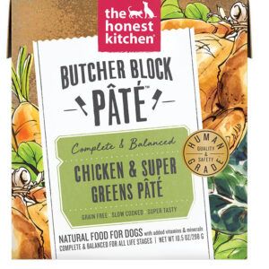 Honest Kitchen Dog Butcher Block Pate Chicken & Super Grains 10.5oz. (Case of 6)