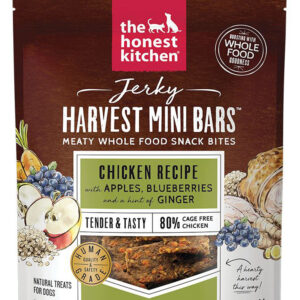 Honest Kitchen Dog Chicken Jerky Harvest Bars Mini 4oz.