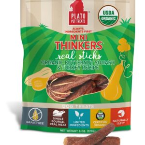 Plato Dog Min Thinkers Butternut Squash and Turkey 8 Oz.