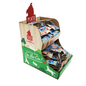Plato Dog Strips Salmon On The Go 100 Piece Display