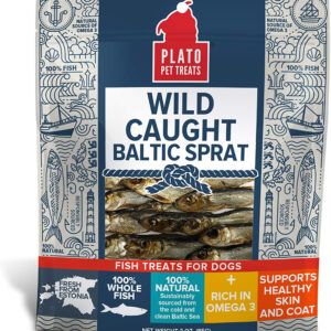 Plato Dog Baltic Sprat On The Go 100 Piece