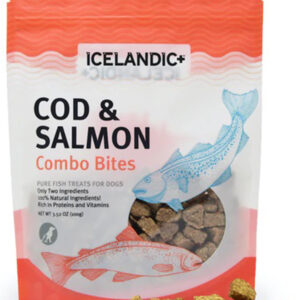 Icelandic Dog Combo  Bites Cod Salmon 6Ct