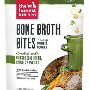 The Honest Kitchen Dog Bone Broth Bites Chicken 8oz.