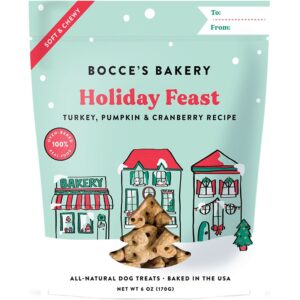 BOCCE'S DOG SOFT CHEW HOLIDAY 6OZ