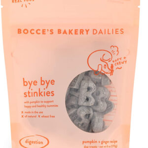 Bocces Dog Soft Chews Bye Bye Stinkies 6Oz.