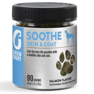 Green Gruff Soothe Skin  Coat Dog Supplements 1ea/90 ct