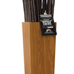 Etta Says! Dog Premium Crunchy Buffalo Chew 3 Foot Starter Kit Display 54 Count