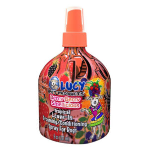Lucy Pet Products Berry Berry Smellicious Tropical Fresh Leave in Conditioning Spray 8 fl. oz