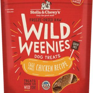 Stella and Chewys Dog Freeze Dried Weenie Chicken 3.25 Oz.